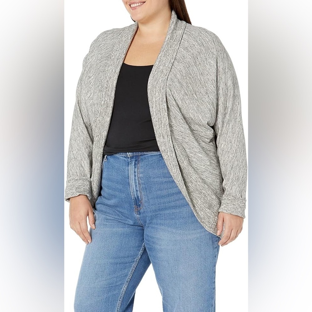 Daily Ritual sweater womens oversized cardigan xxl modal french terry cotton